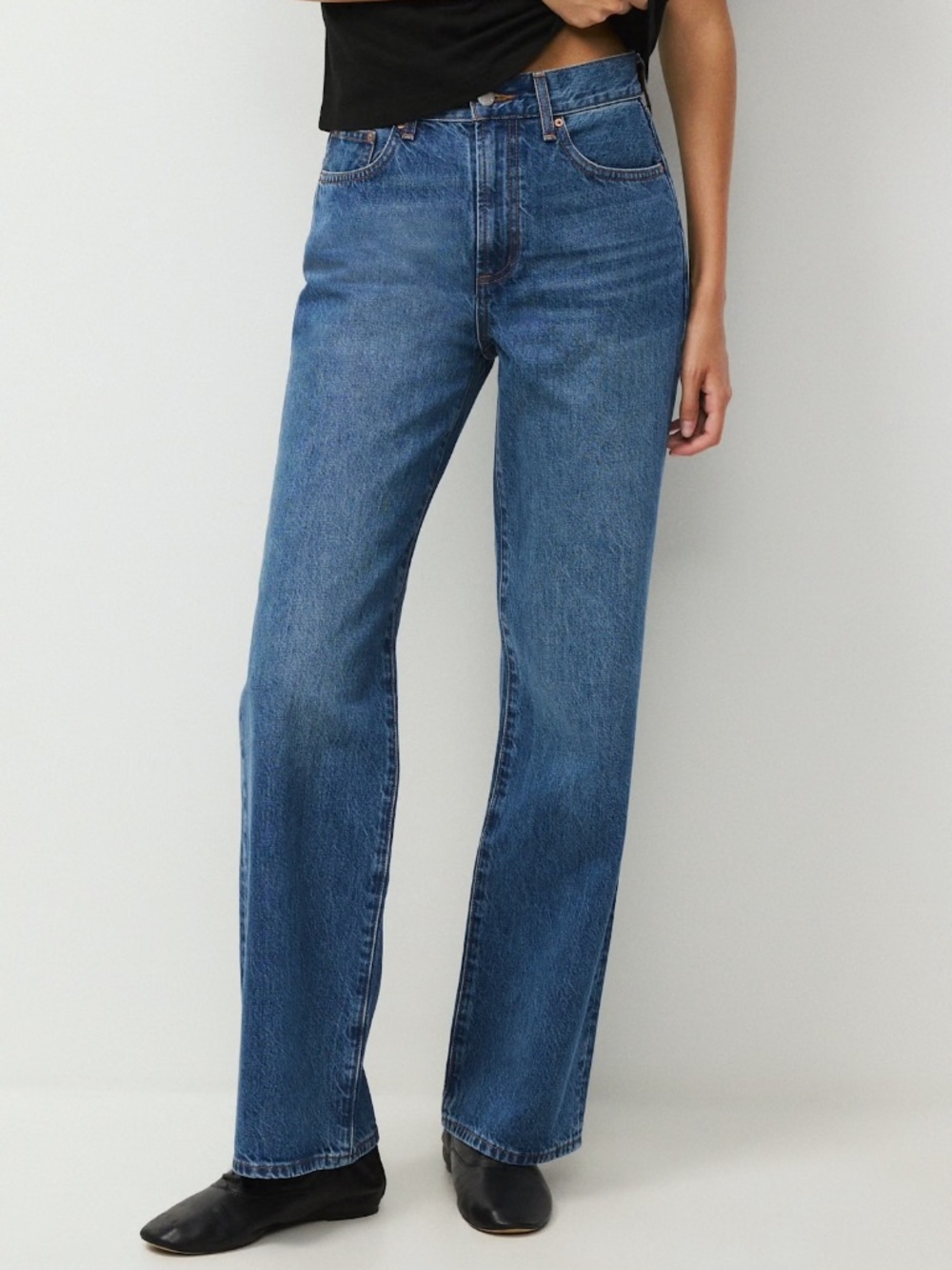 Denim Forum Aritzia 100% Cotton Dark Wash Denim Jeans 23